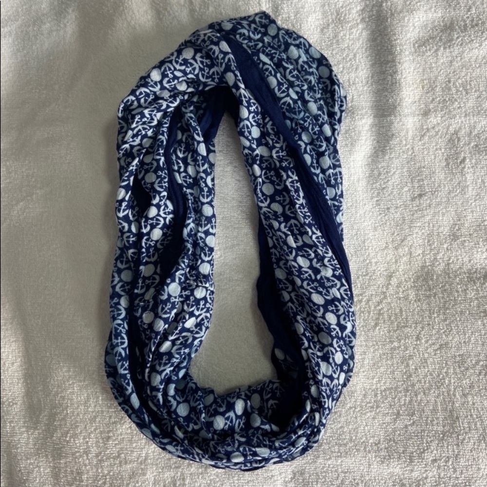 Nautical Anchor Infinity Scarf